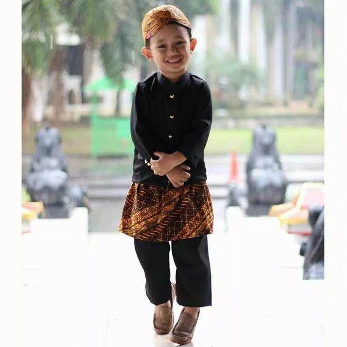 Setelan Basofi Anak / Baju Anak Adat Jawa / Baju Kartinian JS