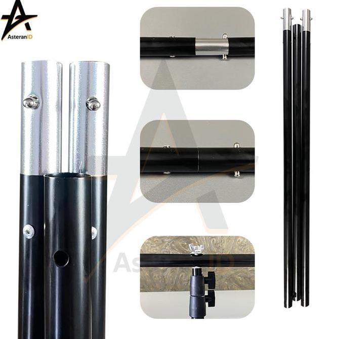 Promo Stand Background Foto Studio Tinggi 2Meter X Lebar 2Meter Perlengkapan Foto Studio Tripod Back