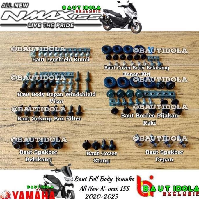 Murah Baut Full Set Body All New Yamaha Nmax  Baut Fulset  All New Nmax