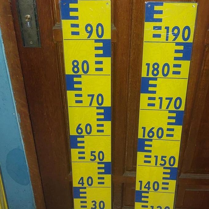 Sale Peil Scale Water Level Plat Ukur Air