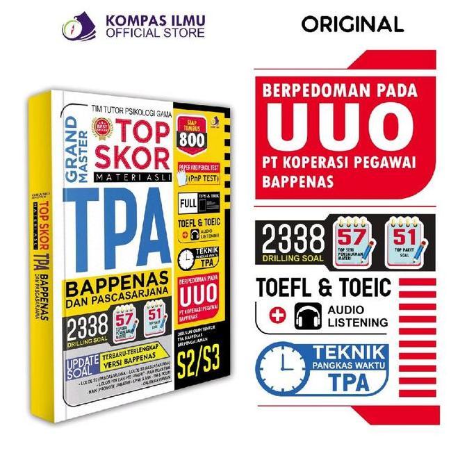 kliolangpara - buku tpa pascasarjana tpa bappenas | grand master top skor tpa bappenas dan pascasarj