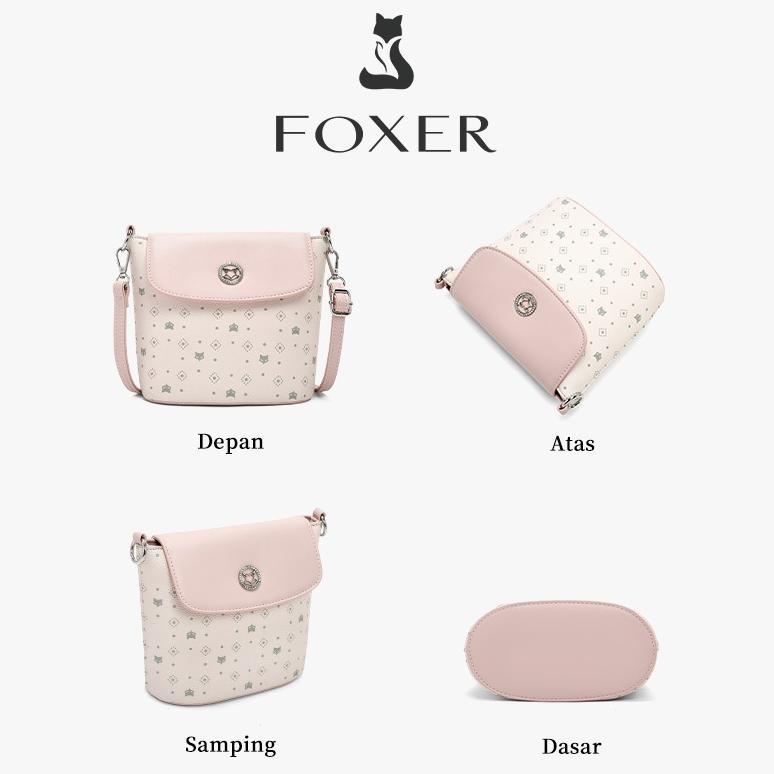 PROMO TERBARU FOXER Tas Bucket Wanita Tas Selempang Wanita Remaja Tas Selempang Casual Tas Wanita Mo