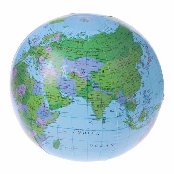 Bola Dunia Balon Tiup UKURAN BESAR diameter 30 Cm Bola Sepak Tiup Mandi Bola Balon Sepak Bola Dunia 