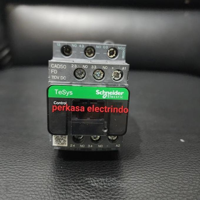 Kontaktor Contaktor Schnider Cad50Fd 110V Dc Original Schneider Diskon