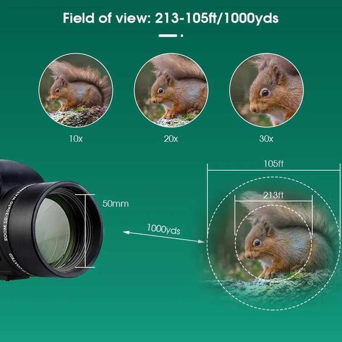 SVBONY Teropong Monocular Telescope Multi Coated Wateroof - SV49