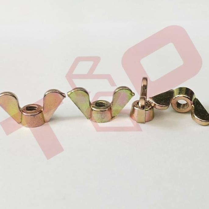 Gasss- Wing Nut M4 - Mur Kuping M4 - Mur Kupu-Kupu M4 - Wing Nut 4Mm