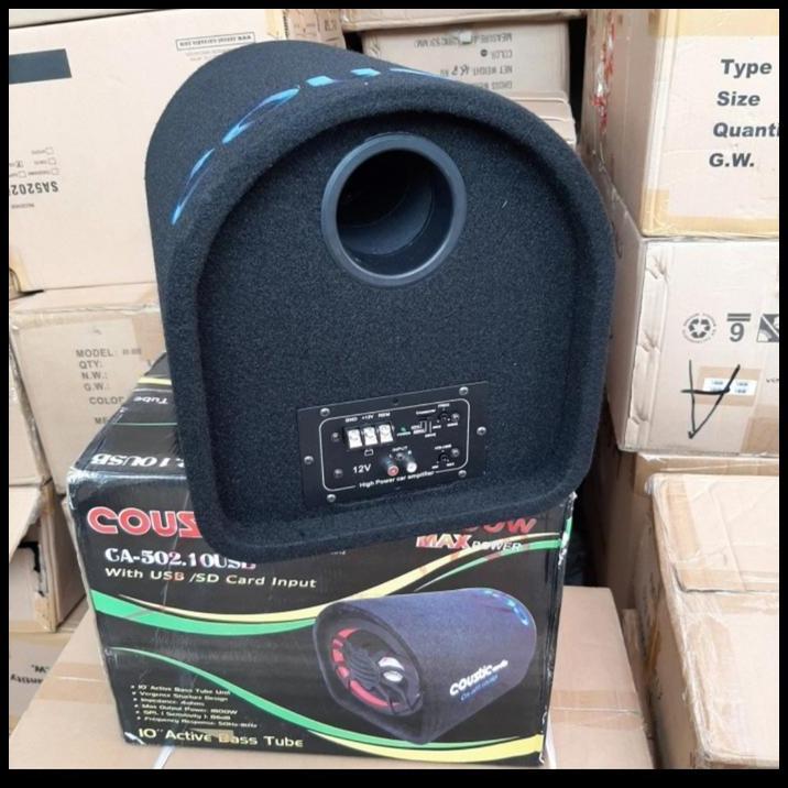 DISKON JUAL MURAH BASTUB AKTIF 10 INCH SUBWOOFER AKTIF BASOKA / TABUNG 