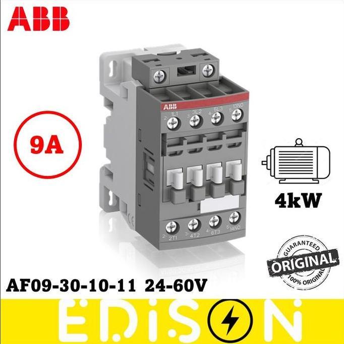 Abb Contactor Kontaktor Af09-30-10-11 24-60V Ac/Dc 1Sbl137001R1110 Ready