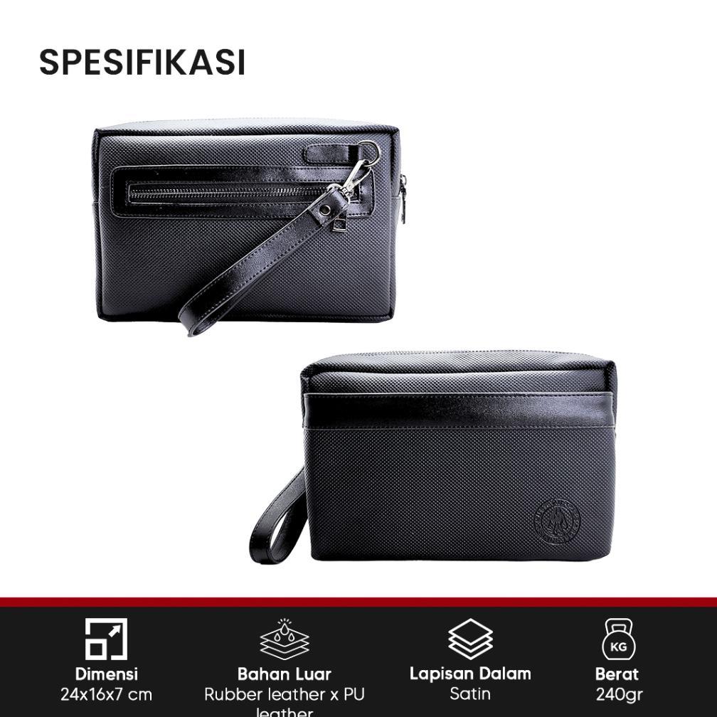 sale TAS CLUTCH PRIA HUSH PUPPIES 818 HITAM PREMIUM / HANDBAG POUCH TRAVEL ORGANIZER HARIAN KASUAL