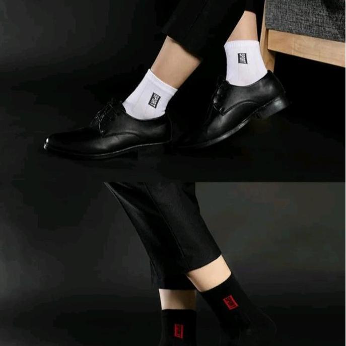 ( Business Sport ) 12 pasang kaos kaki kerja pria pendek setengah betis/ kaos kaki motif sport / kao