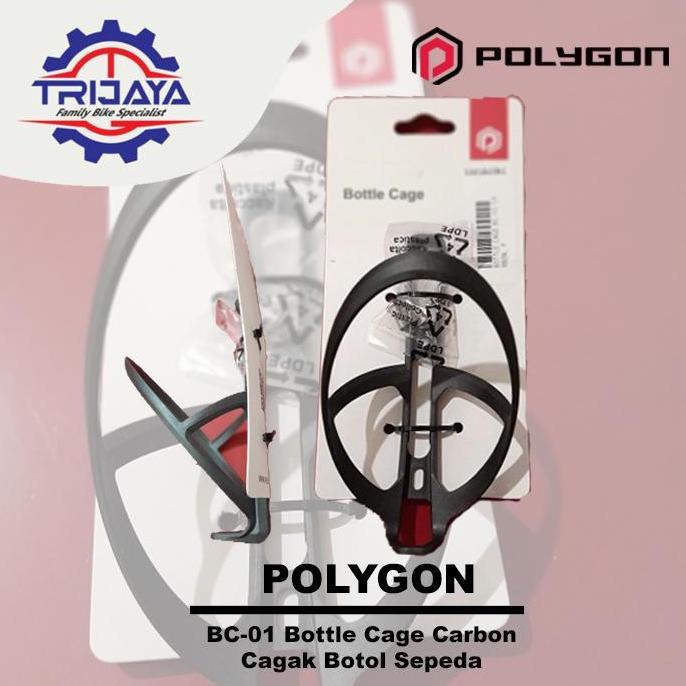 Bikes Polygon Bc-01 Carbon Bottle Cage Cagak Botol Sepeda
