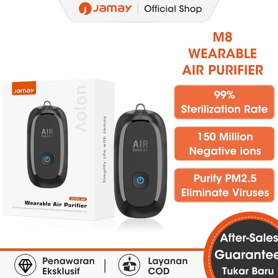 NEW Jamay Air Purifier Personal Ionizer Portable Purifier Kalung Necklace Ion Negatif Personal Mini 
