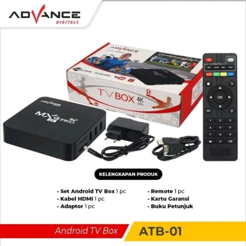 BEST SALE Advance Android Tv Box 4gb dan 32gb storage - Advan Atb-01 mxq pro 4k support wifi - ubah 