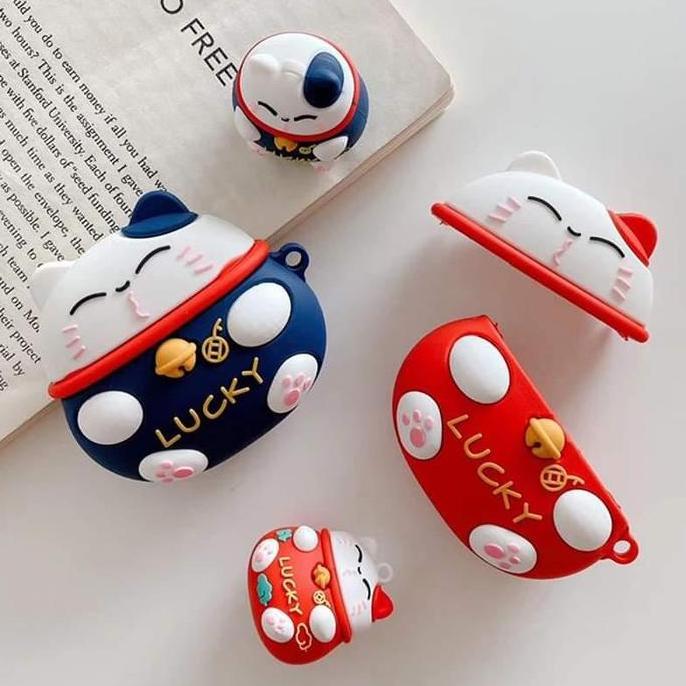 Promo Lucky Cat Series - Airpods Case Lucky Cat Gen 1 2 3 Pro