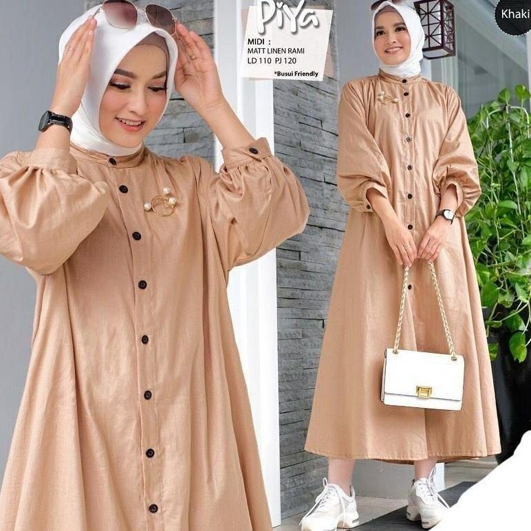 Tahan Lama  Dress Piya Terbaru Tunik Kekinian Pakaian Wanita Tunik Masakini Tunik Malaysia Longtunik