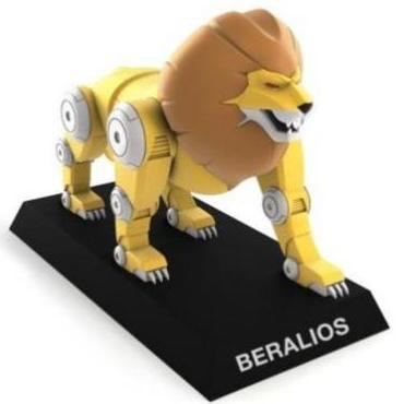 Anime Robot BERALIOS Daltanious PVC Statue Model