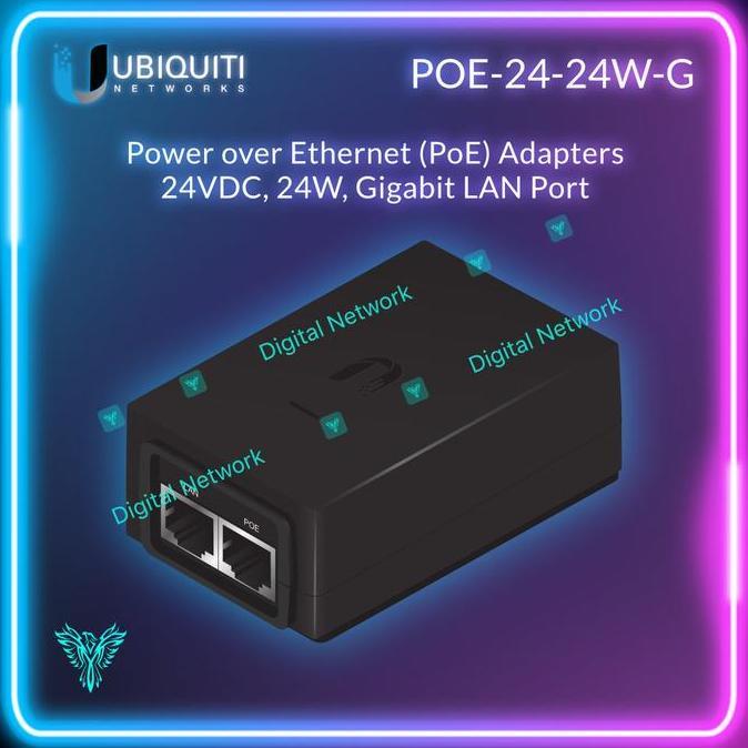 UBNT ADAPTOR POE 24V 1A GIGABIT PORT UBNT ADAPTERS POE-24-24W-G