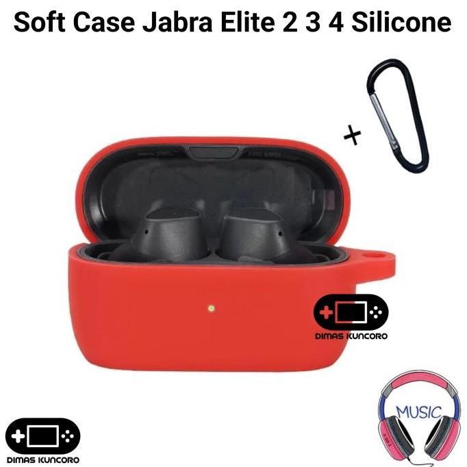 TERBARU|TERMURAH|BARU|PREMIUM|ORIGINAL|GARANSI|DISKON|PROMO SOFT CASE JABRA ELITE 2 3 4 SILICONE SIL
