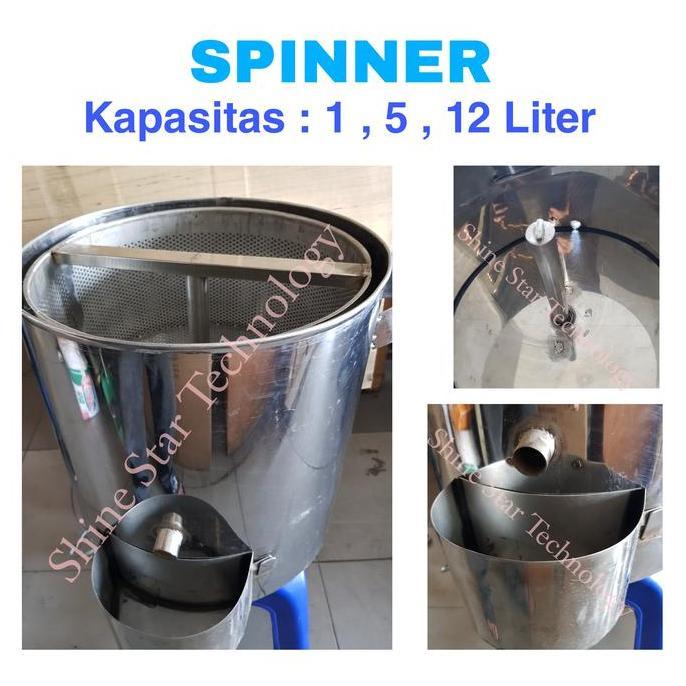 NEW SPINNER Mesin Peniris Minyak 1 , 5 , 12 Liter Pemeras Spiner