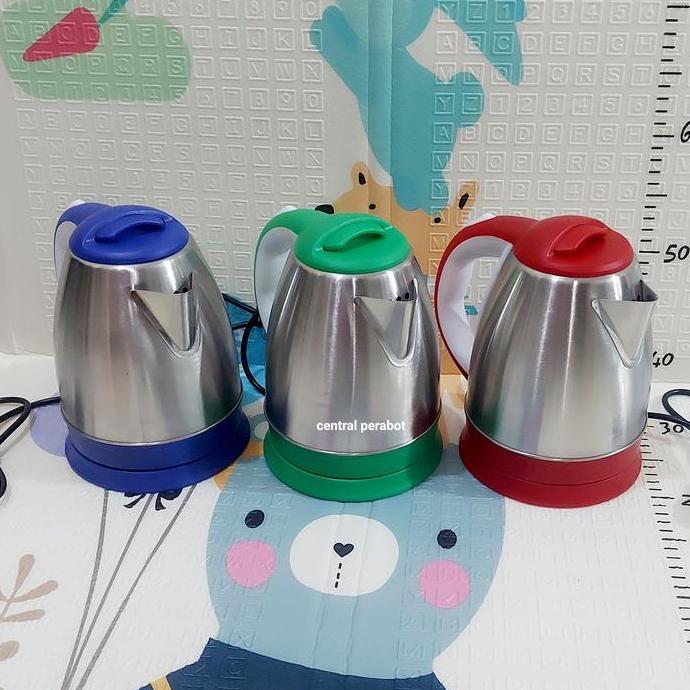 TEKO LISTRIK STAINLISS/TEKO PEMANAS AIR/KETTLE LISTRIK FLECO