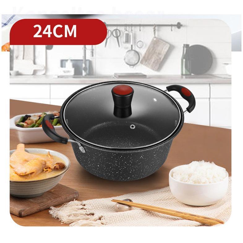 DISKON PANCI KUAH ENAMEL 24CM / PANCI KUAH / PANCI SUP ANTI LENGKET