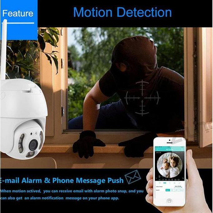 Kyatchi- Kamera Cctv Outdoor Ip67 5Mp Wifi Tuya Color Night Vision - Cctv Sd01