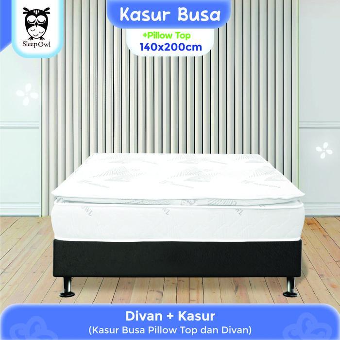 Dipan divan tanpa sandaran untuk springbed atau kasur (140x200)