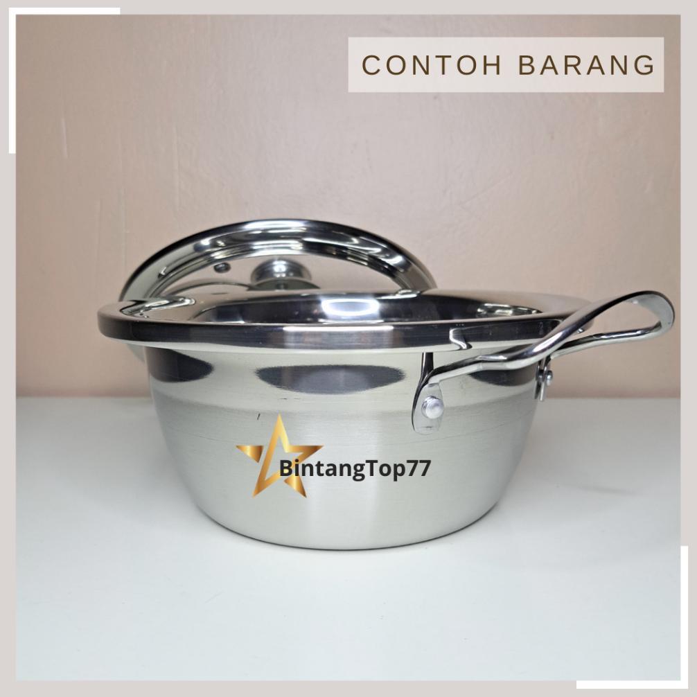 FREE ONGKIR Q2 PANCI KUAH STAINLESS 20 CM / PANCI SERBAGUNA Q2-8120