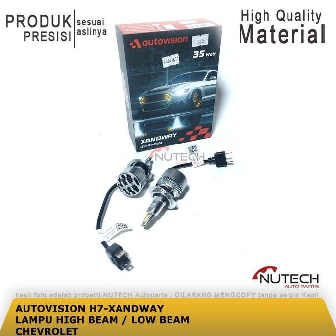 LAMPU CHEVROLET LED AUTOVISION H7 ORI SET READY