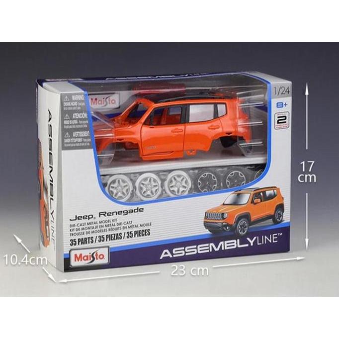 Ready Maisto DIY Diecast mobil skala 1:24 ukuran besar model assembly line - Original licensed produ