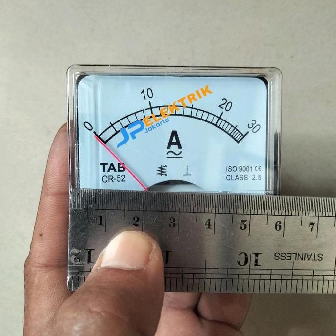 Ampere Meter AC/DC CR-52 5A Ampere Meter Analog Direct murah