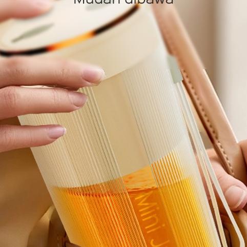 Han River Blender Portable 400Ml Mini Juicer Usb Rechargeable Portable Listrik Blender Jus Buah