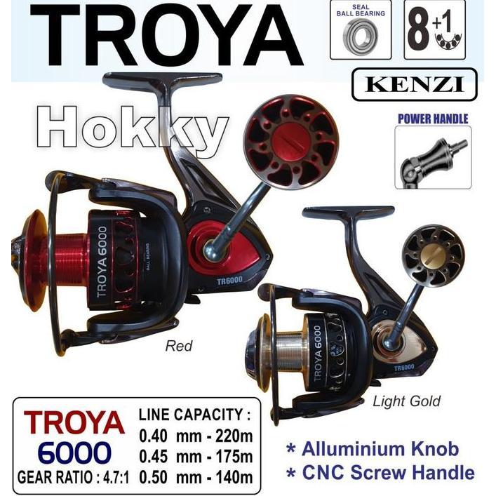 TERBARU - REEL KENZI TROYA 6000 