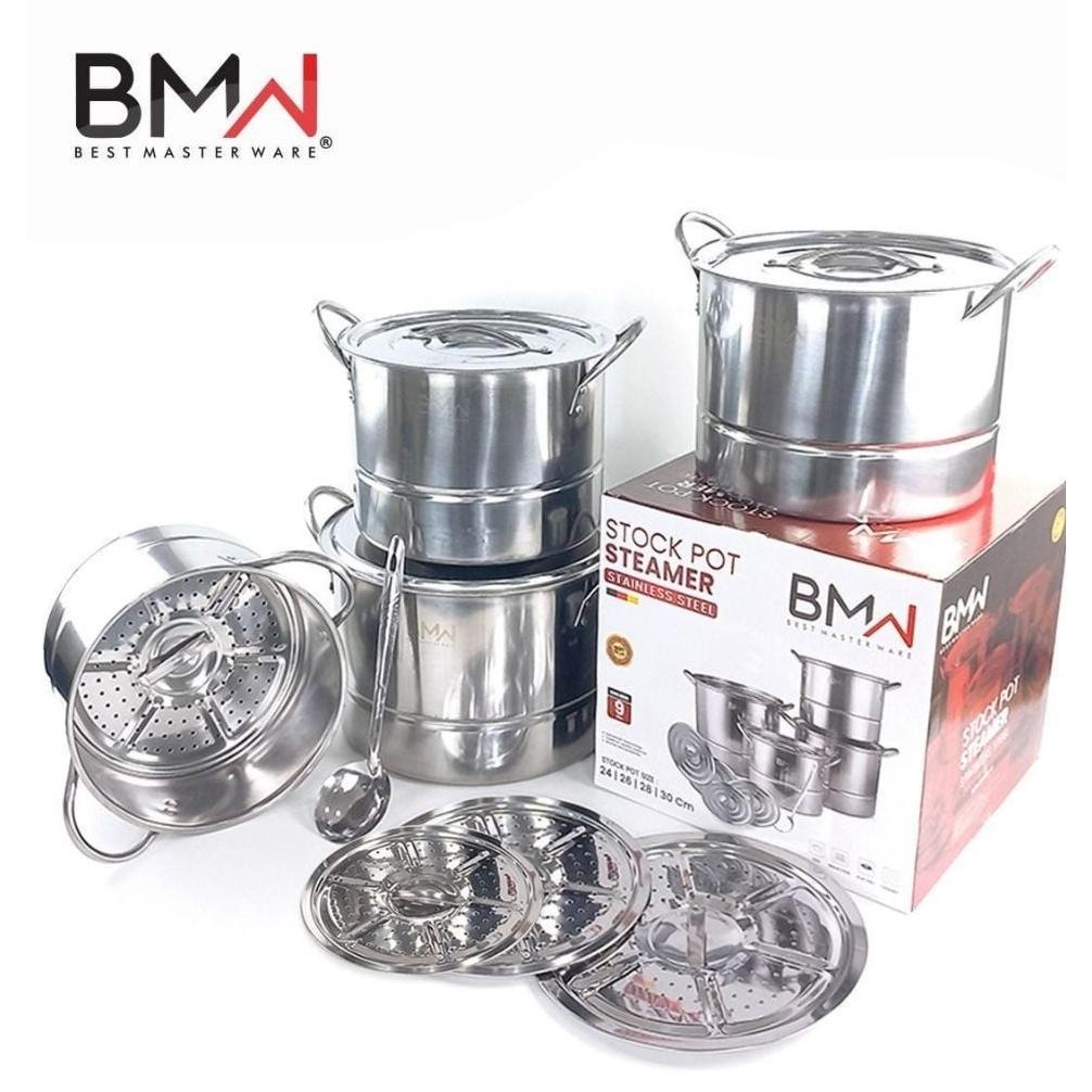 BEST SELLER (5KG) STOCK POT PANCI TINGGI SET 4IN 1 STEAMER / STOCK POT HC PANCI SET DANDANG SARINGAN