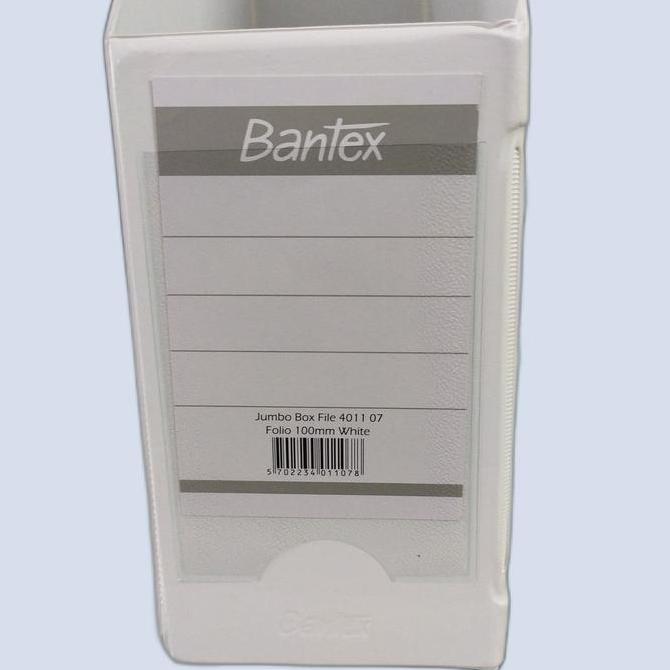 Ready box file bantex warna putih
