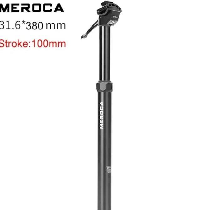 Ready Meroca Dropper Seatpost 30.9mm 31.6mm Hydraulic Hidrolik Seatpost Sepeda