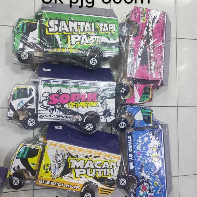 Ready Mainan Anak Truk Oleng Kayu / Truck Oleng Kayu Besar (Khusus Instant)