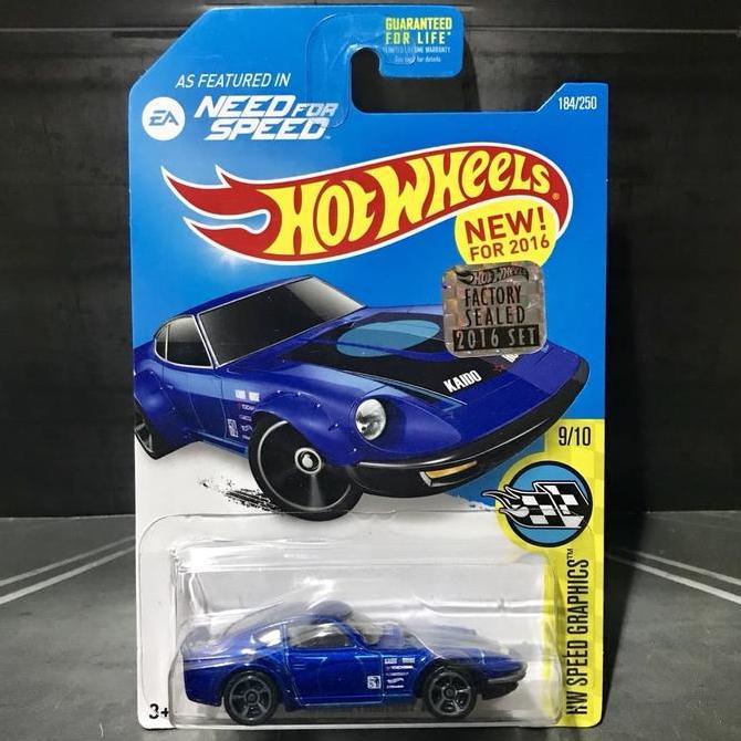 Ready Hot Wheels Nissan Fairlady Z Factory Sealed 2016 Need For Speed AKTA Blue