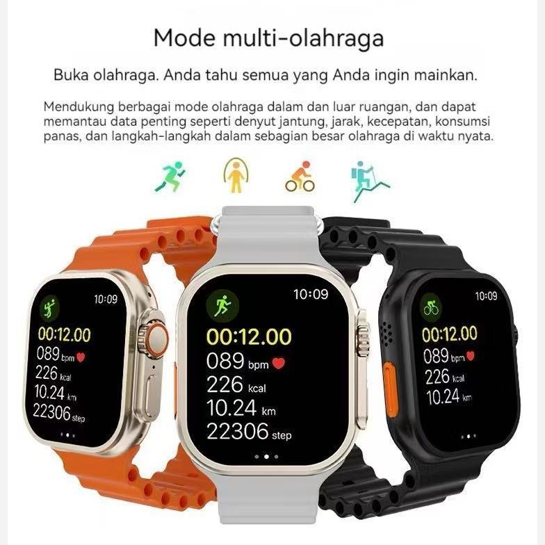 MURAH GARANSIUPGRADE T900 ULTRA2/S10MAX/T800 PROMAX/WATCH 8 MAX/I9 PROMAX SERIES 10/9/8 SMARTWATCH 2