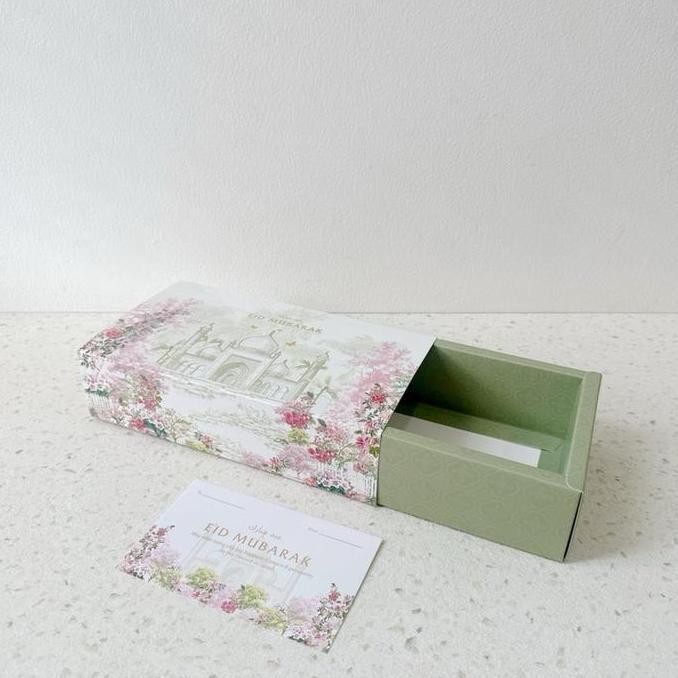 Buruan serbu] Box Lebaran Nayla kotak toples kue kering lebaran dus imlek 2 toples persegi