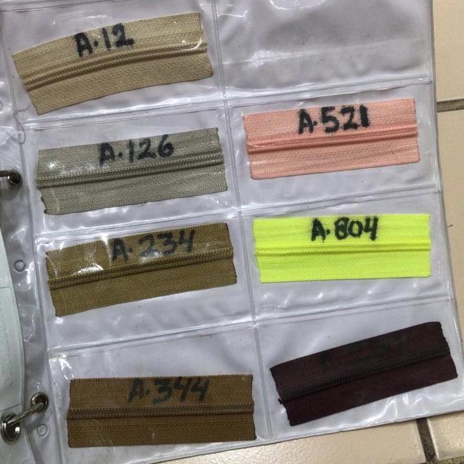 Daun Resleting Amco Gigi Plastik Ukuran 5 Rol-An