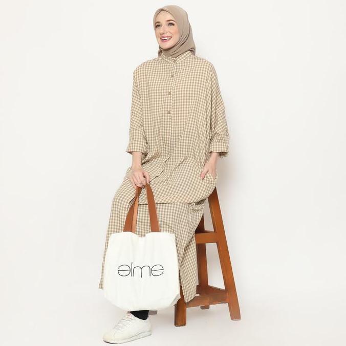 Aisha Abaya Motif (Abaya Daily Simple Wanita)
