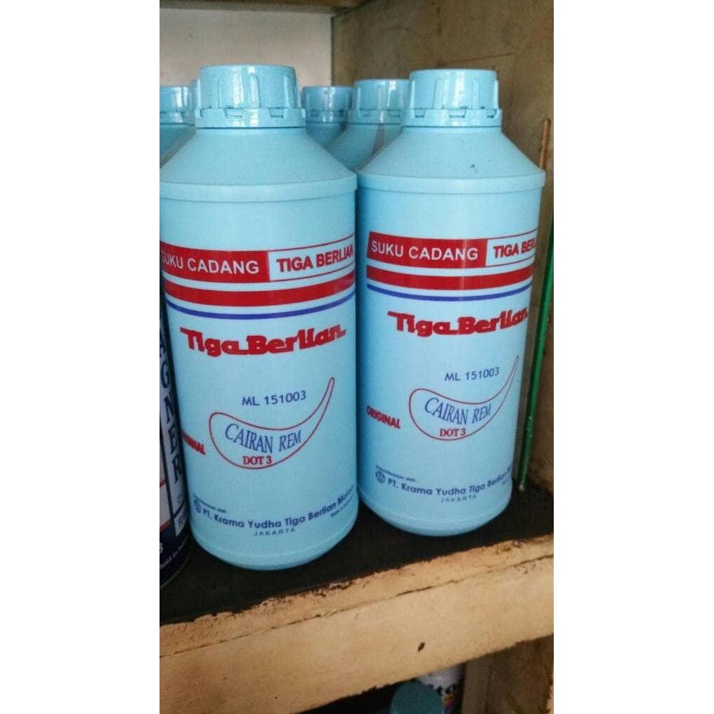 Promo Tiga Berlian minyak rem dot3 kemasan 1ltr Diskon