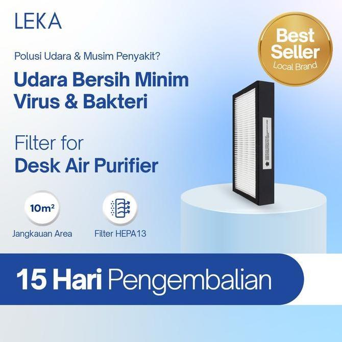DISKON SPESIAL - LEKA - AP7808 Desk Air Purifier - Replacement Filter HEPA13