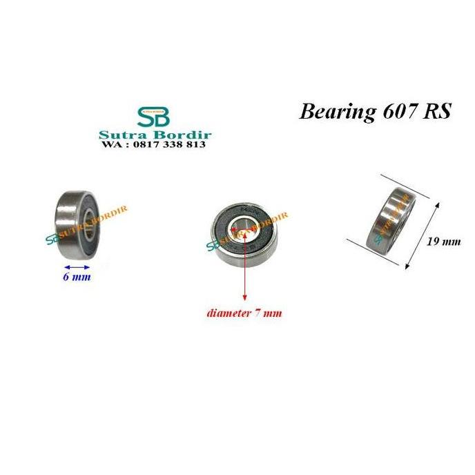 Bearing 607 Rs Bearing 607Rs Bearing Industri 607Rs Ball Bearing 607Rs