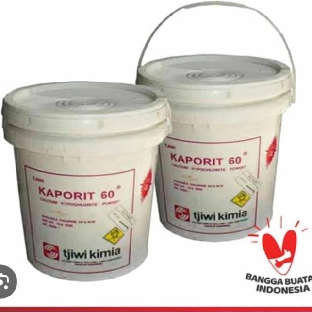 BEBAS ONGKIR - Tjiwi kaporit kimia 60% 15kg - Tjiwi kaporit