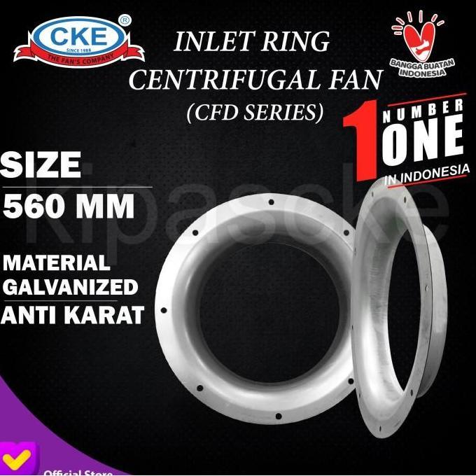 SPESIAL HARI INI - CKE Centrifugal Fan Inlet Ring 560mm Ring Sparepart Centrifugal Blower