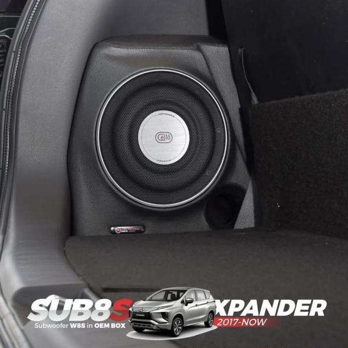 Promo subwoofer Cello W8SL Toyota RAIZE , INNOVA , FORTUNER , Rocky , HRV Diskon