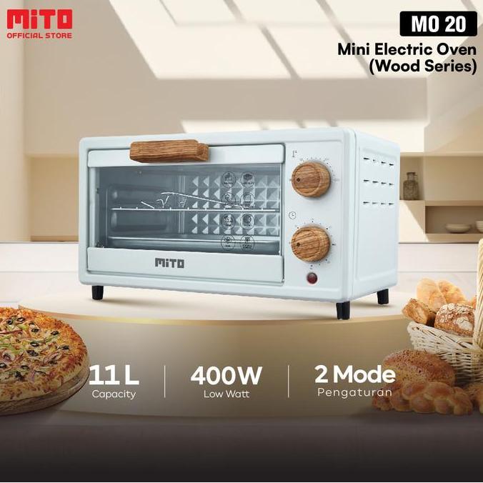 SUPER HEMAT - MITO Oven Listrik Mini MO20 11L Pemanggang Kue
