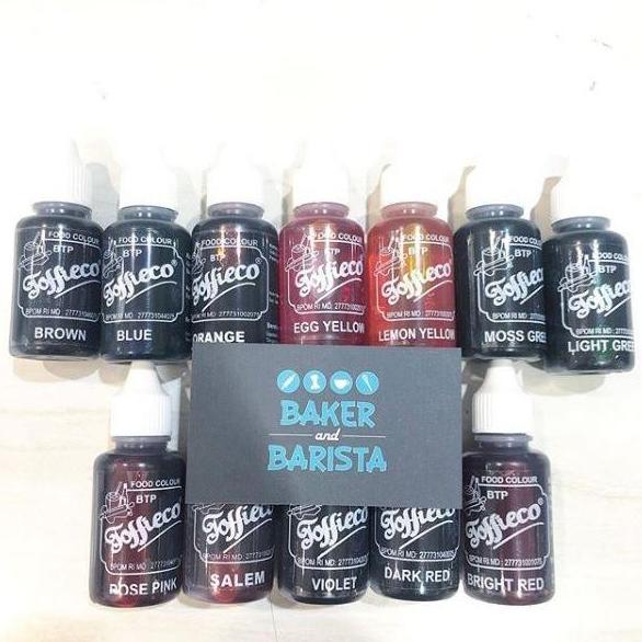 Buruan beli] Pewarna Toffieco 30cc / pewarna makanan toffieco coloring / tofico